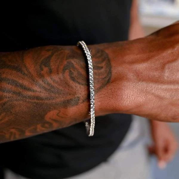 Pulseira Masculina Diamond Line – Edição Classic