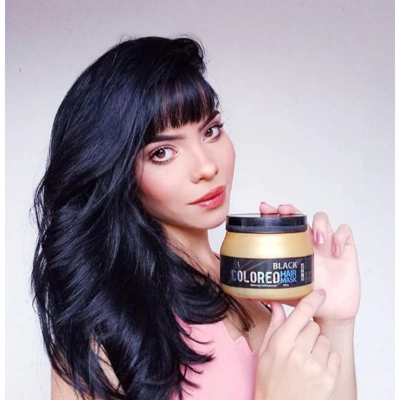 Tonalizante Preto Intenso Black Colored Sem Amônia 100% Natural 300g