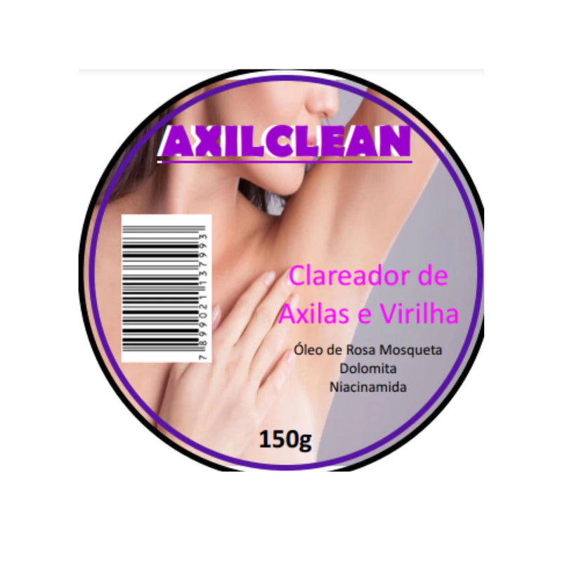 Creme Clareador axilclean Para Axilas , Virilha , Bumbum , Joelho